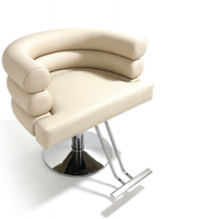 Chaise de coiffure moderne de luxe, chaise de barbier inclinable hydraulique pour salon de coiffure