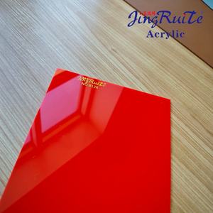 فيلم حماية من الأكريليك الأحمر المصبوب من جينغرويت، سماكة 1-300 مم، منشأ بكين، للقطع والنقش والثني، لتركيبات الأثاث - Product Image 1