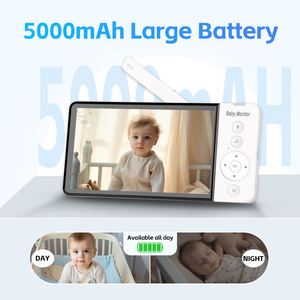 Oem & ODM 5 inch video không dây màn hình bé với tầm nhìn ban đêm âm thanh 720P nhà máy trực tiếp - Product Image 6