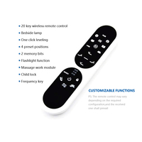 NOUVEAU TOKEN D702A Promotion Moderne Sommier de lit intelligent électrique inclinable King Size réglable avec télécommande sans fil pour chambre et appartement