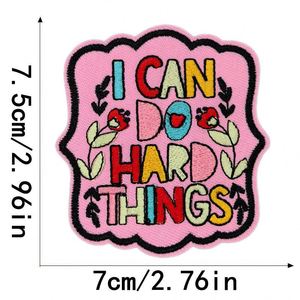 Patchs thermocollants brodés Série rose : Cowgirl, Somebody's Problem, Milk, I love Hotwife, Words pour vêtements, sacs, chapeaux - Product Image 5