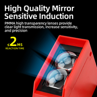 MDCN Sensor optik sakelar fotolistrik Sensor jarak jauh pemancar NPN PNP dapat disesuaikan 0 50M jarak jauh