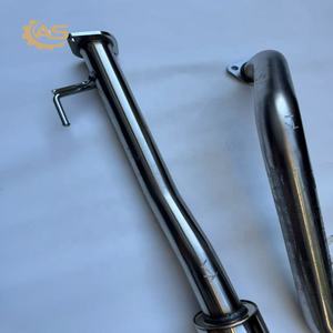 <span class=keywords><strong>Aosu</strong></span> pour Fortuner, double entrée, 1,5 mm d'épaisseur, finition lisse, acier inoxydable 304, silencieux d'échappement pour camionnette tout-terrain, tuyau de descente - Product Image 5