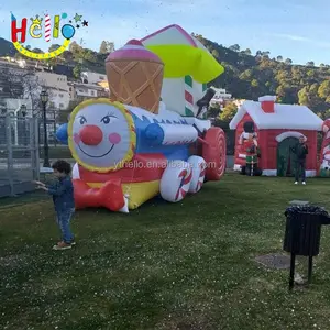 Christmas mini train inflatable model custom inflatable train for parties