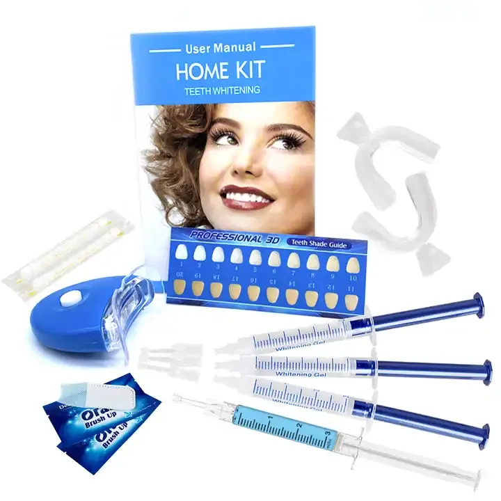 Miglior prezzo libero Oem dente gemma Kit luce di cristallo cura professionale 35% CP denti gemma sbiancamento fai da te gemma Kit adesivo gemma dente