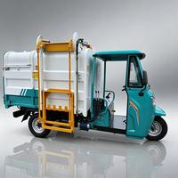 Camion à ordures électrique NUEN 800W, véhicule d'assainissement à 4 roues, autonomie de 100 km, nettoyage des rues, collecte des déchets municipaux