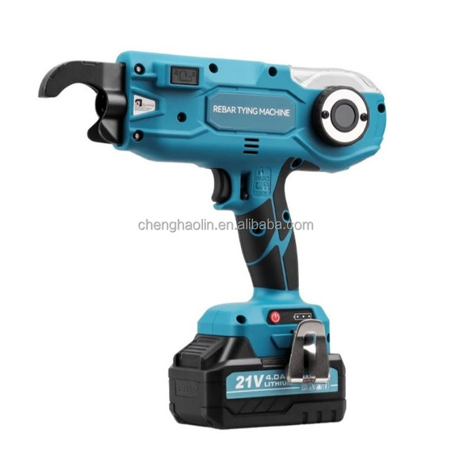21V Cordless Automatic Rebar Tying Machine Lithiumion Battery Powered Rebar Tier Gun for Construction Steel Bar Binding