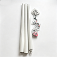 2 mètres de barre de pole dance aérienne en acier robuste, style chinois