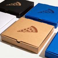 Boîte à pizza personnalisée avec logo, boîte à pizza triangulaire, boîte à frites, boîte à pizza pour emporter, boîte à pizza en tranches, boîte à pizza personnalisée