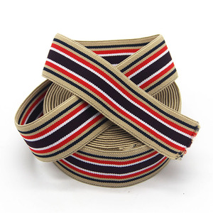 Xinda Tùy Chỉnh Ban Nhạc Đàn Hồi Vải 2Cm 10Cm Latex Căng Dệt Băng Đàn Hồi Đồ Bơi Màu Trắng Màu Đen Nhà Túi Giày Biểu Tượng Tùy Chỉnh - Product Image 4