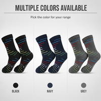 Chaussettes de randonnée imperméables en laine mérinos de marque personnalisée, longueur mi-mollet