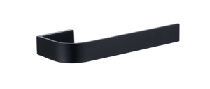 Accessoires de salle de bain Étagère à serviettes simple <span class=keywords><strong>murale</strong></span> en acier inoxydable noir mat avec <span class=keywords><strong>verre</strong></span> - Product Image 3