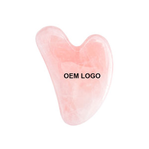 Chất lượng cao mặt massager Rose Quartz gua SHA Set màu hồng ngọc lăn với hộp đóng gói cổ con lăn massage công cụ tùy chỉnh - Product Image 3