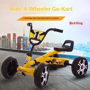 Nuovo Go-Kart in Metallo per Bambini 3-6 Anni, a 4 Ruote, Grande Dimensione, con Pedali - Product Image 1