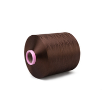 Fil 100% Polyester DTY Teint en Fil pour Broderie, Sangle, Couture, Haute Ténacité, Écologique, Anti-Bactérien, Absorbant l'Humidité