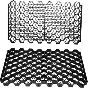 Pavés de grille d'herbe en plastique HDPE de haute qualité Matériaux de parkings de couleur industrielle <span class=keywords><strong>pour</strong></span> usage extérieur Pavé d'herbe HDPE Geocell - Product Image 2
