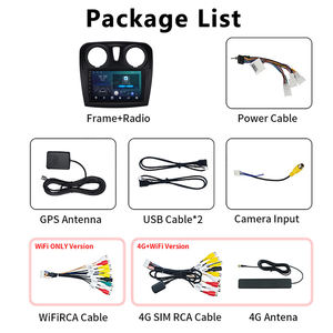 Radio Auto Carplay 9 pollici Android per Renault Logan <span class=keywords><strong>2</strong></span> <span class=keywords><strong>Sandero</strong></span> <span class=keywords><strong>2</strong></span> 2012-2019 lettore multimediale DVD per Auto navigazione GPS 4G DSP Stereo - Product Image 2