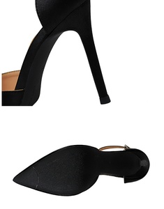 Sandali da Sposa da Donna <span class=keywords><strong>con</strong></span> <span class=keywords><strong>Tacco</strong></span> Sottile, Cinturino alla Caviglia, Slingback, Fodera in Raso di Seta Scavato, Chiusura <span class=keywords><strong>con</strong></span> Strappo, Estivi - Product Image 6