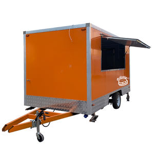 方形大空间餐饮移动快餐车餐车