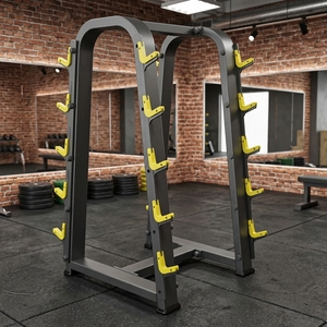 Soporte de Acero Resistente para Barra de Pesas, Multi-Posición, para Gimnasios Comerciales, Directo de Fábrica - Product Image 3