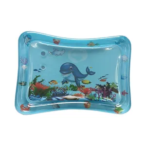 Inflatable Baby Water Mat Infant Play Pad Funny Game Toddle Intelligence Development Ocean Fish World Toys
