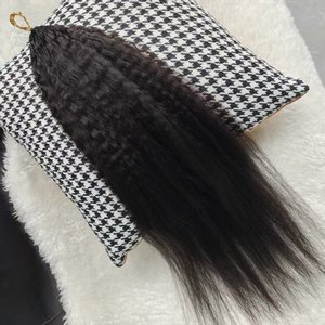 Extensiones de Cabello Humano <span class=keywords><strong>100</strong></span>% de Grado 8A, 60g, Estilo Lacio Rizado (<span class=keywords><strong>KS</strong></span> Style), con Trama de Plumas - Product Image 1