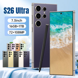 Teléfono S26 Ultra Nuevo en Oferta, 7.3 Pulgadas, 12GB+512GB, Versión Clon 4G 5G, Lápiz Óptico Integrado, Doble <span class=keywords><strong>SIM</strong></span>, Desbloqueo Facial, Teléfonos Celulares - Product Image 1
