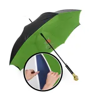 Dritto doppio Super Uv prevenire ombrelloni Logo personalizzato ombrello inverso antivento per adulti