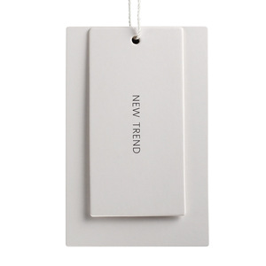 Etichette personalizzate di alta qualità stampa carta patinata etichette di abbigliamento Design di moda per il marchio di abbigliamento - Product Image 6