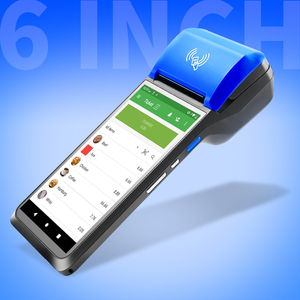 FYJ-F1 6 ''4G Android 14 3G + 32G 64-битный сенсорный экран Pos-машина оплата мобильного такси Автомобильная Беспроводная система передачи данных с принтером - Product Image 1