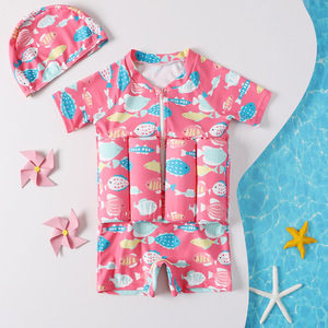 <span class=keywords><strong>Maillot</strong></span> <span class=keywords><strong>de</strong></span> <span class=keywords><strong>bain</strong></span> <span class=keywords><strong>une</strong></span> pièce pour bébé et enfant, imprimé dessin animé, <span class=keywords><strong>avec</strong></span> flottabilité, respirant, séchage rapide, pour filles et garçons - Product Image 4