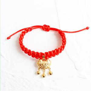 Collier pour animaux de compagnie du Nouvel An avec clochette, breloque à pompon, collier tressé avec fermoir doré, sécurisé pour chat, réglable, longue durée de vie, toutes saisons - Product Image 6