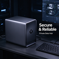 配备 ARM Cortex-A55 处理器的 2.5GbE 网络附加存储 NAS 服务器，用于高速文件传输