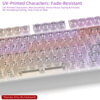 MOA profile PC Material High Quality Keycaps set THAI language for 104 108keys mechanical keyboard