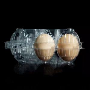 New Design 3*4 Clear PET Clamshell Plastic Box With Lid Plastic Container Customized Logo For 12 GRID For Chicken <strong>Egg</strong> - Product Image 5