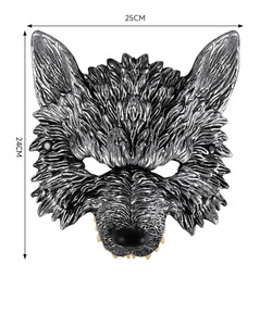 3D Thực Tế Người Sói Mặt Nạ Mềm PU Bọt Sói Bí Ẩn Halloween Cosplay Động Vật Mặt Nạ Trang Phục Prop Phục Sinh Đảng Mặt Nạ - Product Image 5