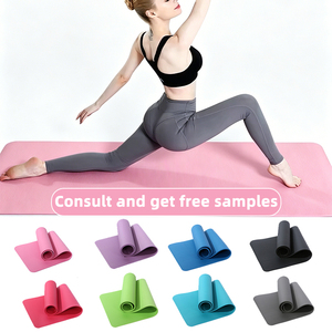 Tapete de Yoga NBR de 10 mm de Grosor, Antideslizante, de Alta Densidad, Acolchado y Cómodo para Yoga y Pilates en Casa - Product Image 1
