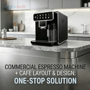 Cafetera Alemana <span class=keywords><strong>de</strong></span> 1350W AM7203 Máquina <span class=keywords><strong>de</strong></span> Café <span class=keywords><strong>Industrial</strong></span> para Equipo <span class=keywords><strong>de</strong></span> Cocina Comercial - Product Image 1