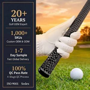 Gant <span class=keywords><strong>de</strong></span> <span class=keywords><strong>golf</strong></span> blanc pour homme <span class=keywords><strong>de</strong></span> qualité supérieure en cuir Cabretta respirant et doux pour la main gauche avec logo personnalisé - Product Image 1