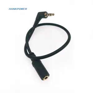 Cable de extensión de Audio, 3,5mm, 4 polos, macho a hembra, chapado en oro, Cable auxiliar 3,5