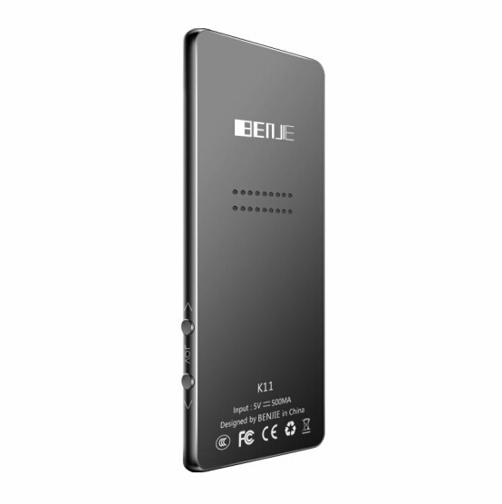Benjie Mini Portable MP3 Music Player with Touch Key FM Radio Supports WAV FLAC Videos Wireless BT5.3 Lossless Digital