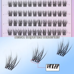 Ensemble de cils sans colle de la série 6 rangées pour des cils entièrement réutilisables, définis et durables, réutilisables et faciles à porter. - Product Image 4