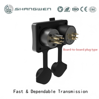Outdoor 2-XLR 5-Polig Stecker/Buchse Metall AV XLR 5-Pol Steckverbinder 5-Pin Einbau-XLR-Buchse Outdoor AV-Ausrüstung IP65