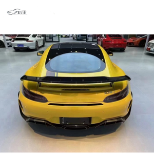 Fibre de carbone et matériau FRP GT GTS Pare-chocs avant Lèvre arrière Diffuseur PD Style GTR Aile arrière GT GTS Spoiler GT50 GT53 <span class=keywords><strong>G63S</strong></span> - Product Image 3