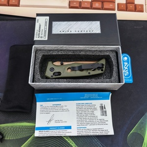 มีดพับสไตล์ BM 273 EDC, เหล็ก 7CR15MOV ประสิทธิภาพสูง, ด้ามจับ G10 ทนทาน, เครื่องมือพกพาทางยุทธวิธีสำหรับกิจกรรมกลางแจ้ง - Product Image 4