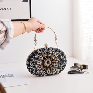 Mode cristal femmes pochette sacs <span class=keywords><strong>de</strong></span> soirée concepteur tournesol strass luxe femmes fête sacs à <span class=keywords><strong>main</strong></span> - Product Image 3
