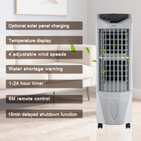 Ventilateur de refroidissement par évaporation portable à usage domestique, moteur en cuivre pur, affichage numérique LED, réservoir d'eau de 20 L, refroidisseur d'air en nid d'abeille