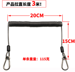 ชุดอุปกรณ์แขวนสายเคเบิลแบบกำหนดเอง DFR1113 ขนาด 1.5 ม. 2 ม. 3 ม. ผลิตในจีน สายสลิงเหล็กอัดแรงสำหรับงานมืออาชีพ - Product Image 6