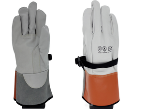 Vente flash : Gants isolants en <span class=keywords><strong>cuir</strong></span> anti-arc électrique et anti-chocs électriques pour hommes - Product Image 6