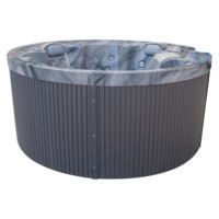 Bain à remous rond d'extérieur professionnel pour 7 personnes, jacuzzi de massage écologique avec certification CE JW-2213